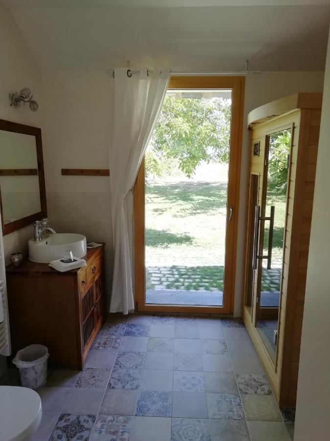 La Planche Princee, Chambres D'Hotes Ecolo Et Potager Bio, Sauna Les Rosiers-sur-Loire Luaran gambar